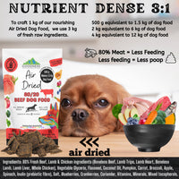 Thumbnail for 80/20 Beef Air Dried Dog Food - Grain Free, Natural, High Protein & Fat, All Breeds & All Life Stages