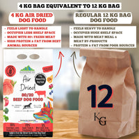 Thumbnail for 80/20 Beef Air Dried Dog Food - Grain Free, Natural, High Protein & Fat, All Breeds & All Life Stages